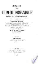 Traité de chimie organique d'après les théories modernes
