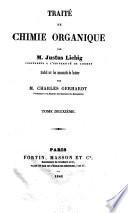 Traité de chimie organique par m. Justus Liebig