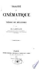 Traité de cinématique ou théorie des mécanismes