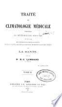 Traité de climatologie médicale v. 2, 1877