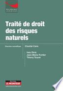 Traité de droit des risques naturels