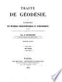 Traité de géodésie