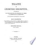 Traité de géométrie descriptive, comprenant les applications de cette géométrie aux ombres, à la perspective et à la stéréotomie