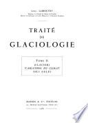 Traité de glaciologie