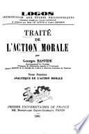 Traité de l'action morale