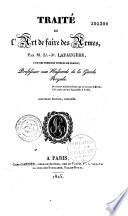 Traité de l'art de faire des armes
