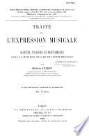 Traité de l'expression musicale