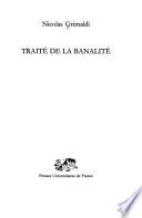 Traité de la banalité