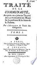 Traité de la communauté