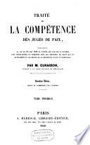 Traité de la compétence des juges de paix