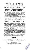 Traité de la construction des chemins