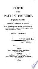 Traité de la paix intérieure