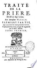 Traité de la prière