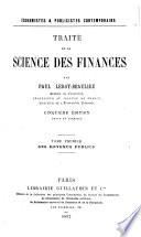 Traité de la science des finances