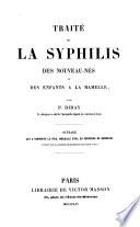 Traité de la Syphilis des nouveaux-nés et des enfants à la mamelle