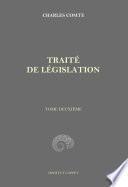 Traité de législation: Volume 2