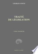 Traité de législation: Volume 3