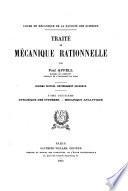 Traité de mécanique rationnelle