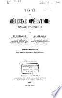 Traité de médecine opératoire