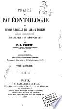 Traité de paléontologie ou histoire naturelle des animaux fossiles, considérés dans leurs rapports zoologiques et géologiques