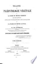 Traité de paléontologie végétale