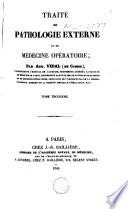 Traité de pathologie externe et de médecine opératoire