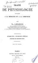 Traité de physiologie appliquée a la médecine et a la chirurgie