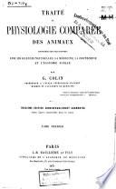 Traité de physiologie comparée des animaux