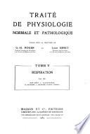 Traité de physiologie normale et pathologique: Respiration