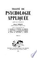 Traité de psychologie appliquée