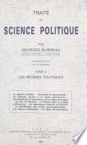 Traité de science politique (5). Les régimes politiques