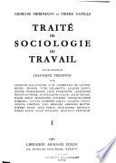 Traité de sociologie du travail
