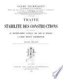 Traité de stabilité des constructions