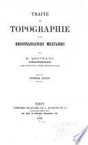 Traité de topographie et de reconnaissances militaires
