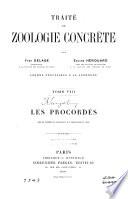 Traité de zoologie concrète