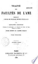 Traité des facultés de l'âme