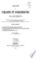 Traité des faillites et banqueroutes