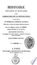 Traité des grandes opérations militaires, contenant l'histoire critique des campagnes de Frédéric II, comparées à celles de l'empereur Napoléon