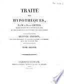 Traité des hypothèques