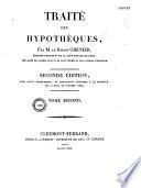 Traité des hypothèques