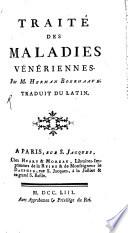 Traité des maladies vénériennes
