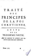 Traite des principes de la foy