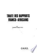 Traité des rapports franco-africains