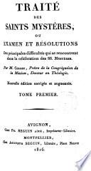 Traité des Saints Mystères