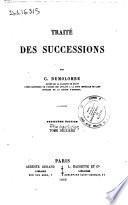 Traite des successions