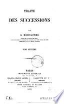 Traité des successions