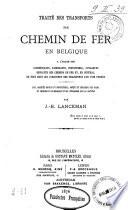 Traité des transports par chemin de fer en Belgique