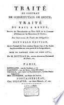 Traité du contrat de constitution de rente