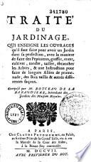 Traité du jardinage