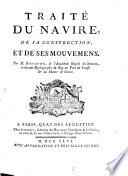 Traité du navire ...